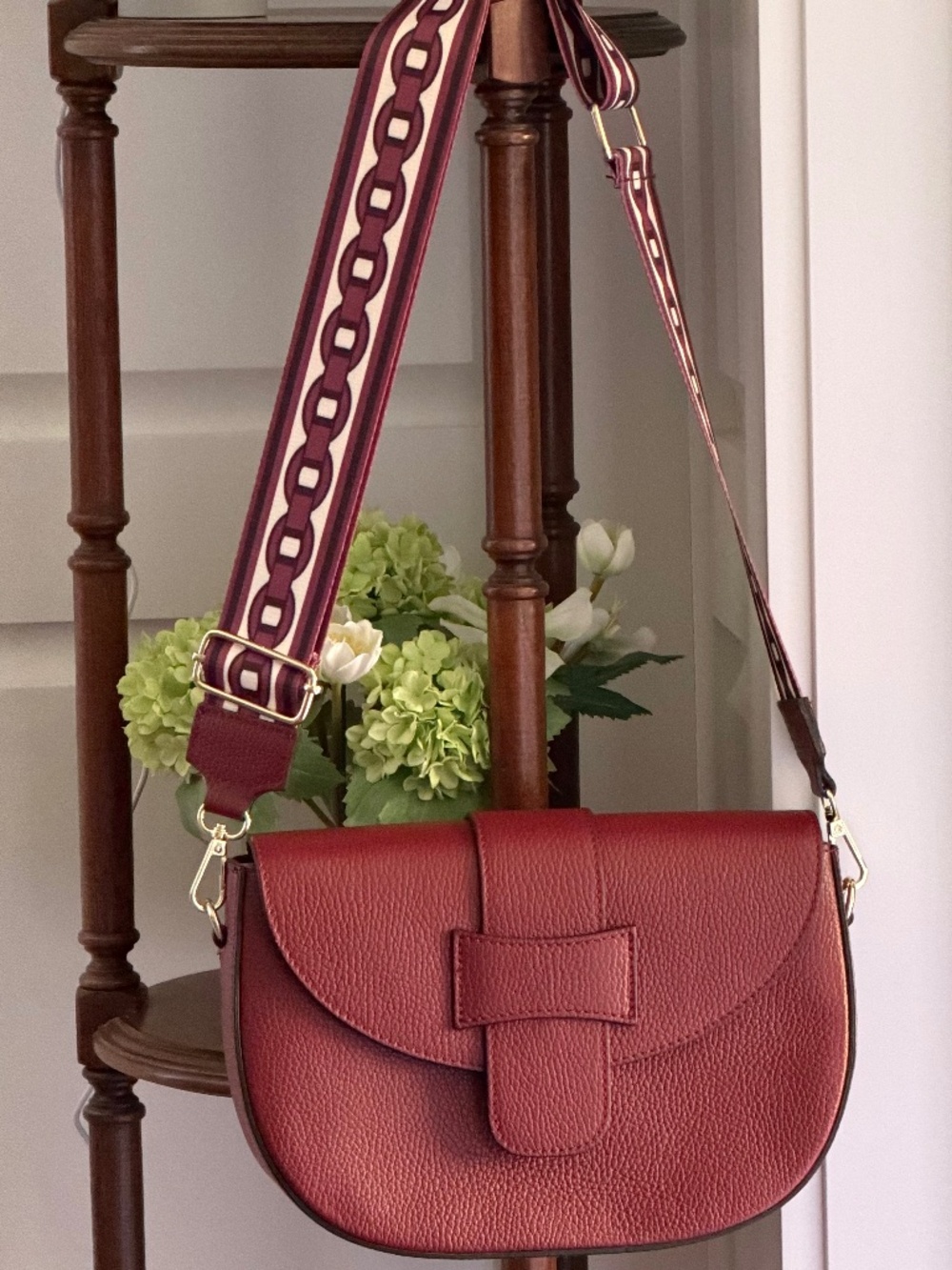 NWOT Borse in Pelle Leather Shoulder Bag